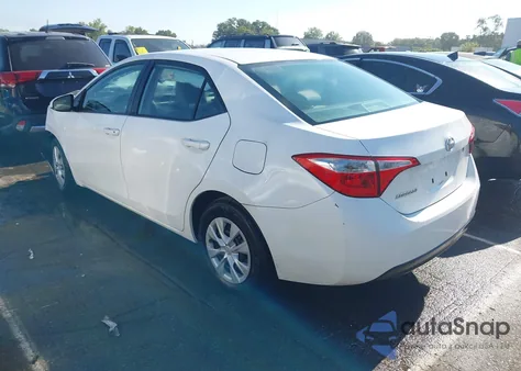 2016 Toyota Corolla L z USA, uszkodzony, nr VIN 2T1BURHE3GC715954